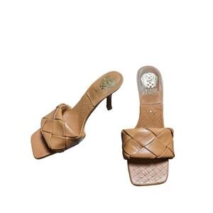 Vince Camuto NWOB Brelanie Leather Braided Heels size‎ 8m